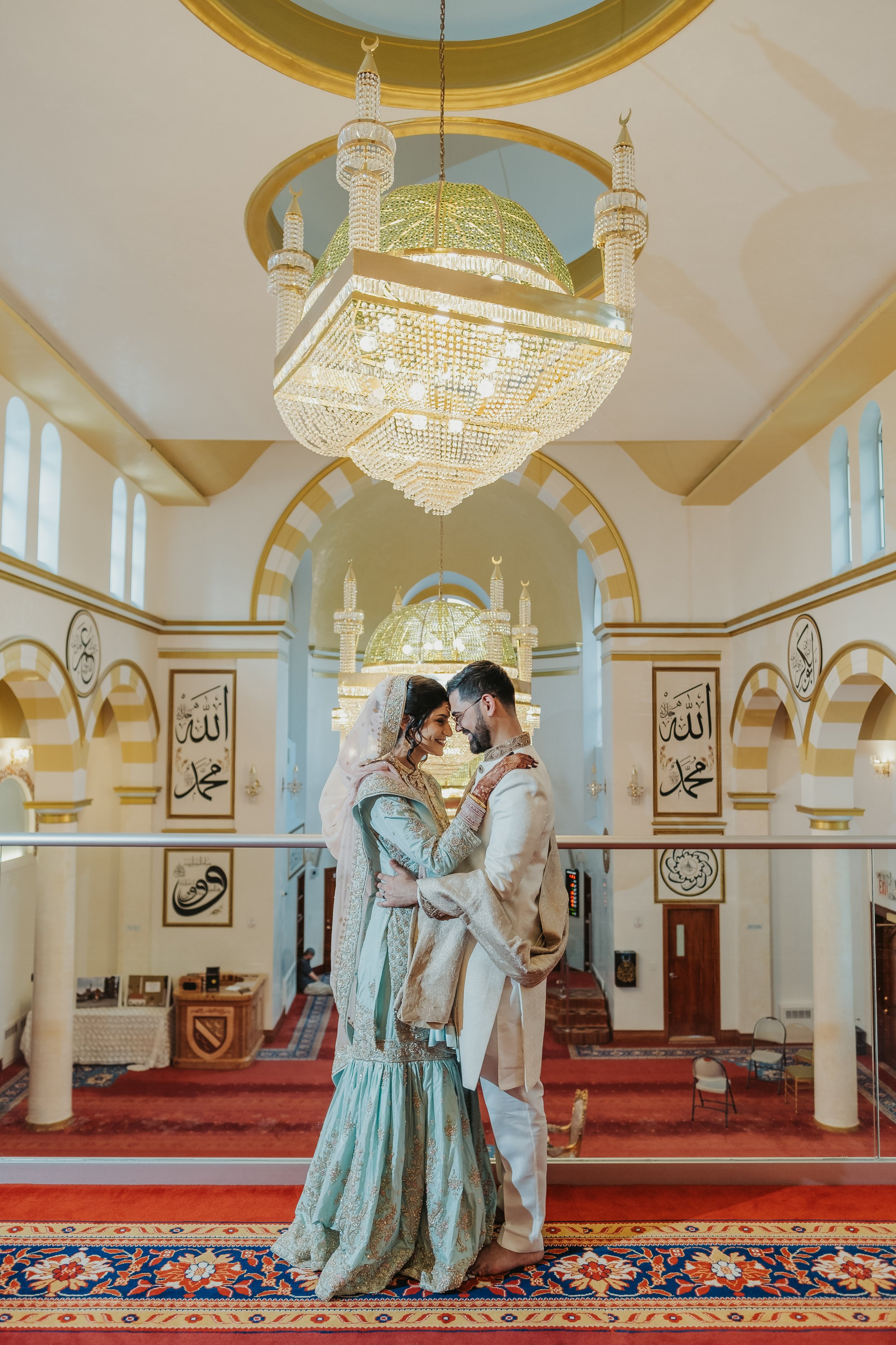 Pakistani wedding couple during a traditional nikah ceremony - shot by Asim Studio, Toba Tek Singh